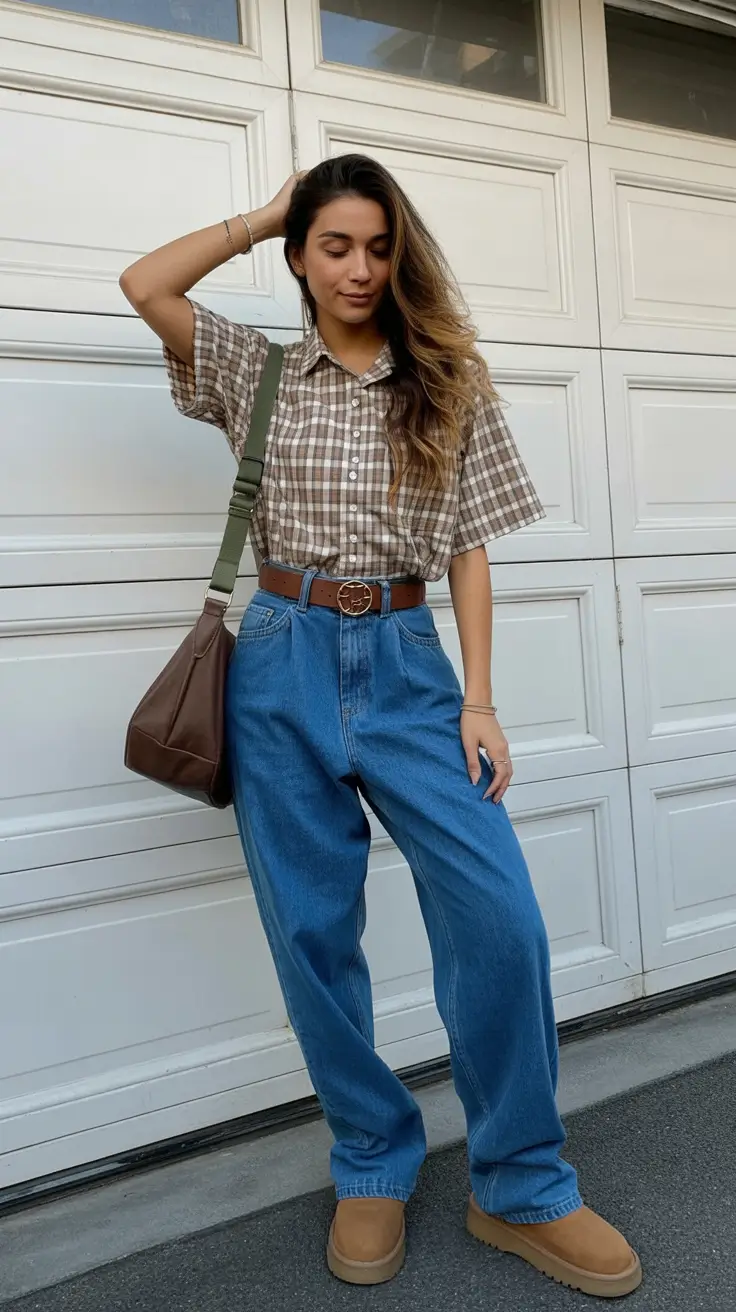 cute summer outfits for teens 2026 Relaxed Vintage Vibes: Oversized Denim and Everyday Confidence
