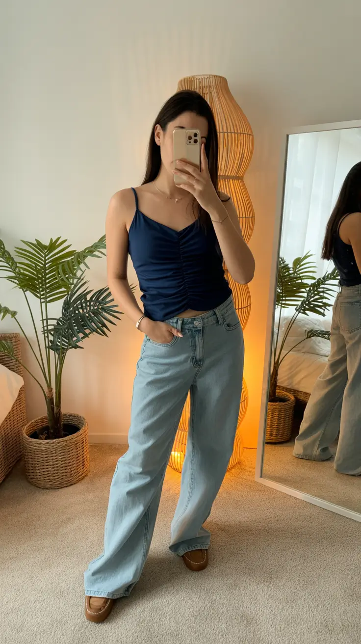 cute summer outfits for teens 2026 Late Summer Evenings: Effortless Denim and Soft Silhouettes