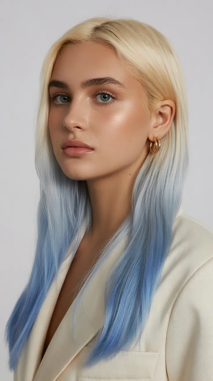 elegant spring natural hairstyle for 2026 Soft Pastel Ombre With Flowing Natural Length