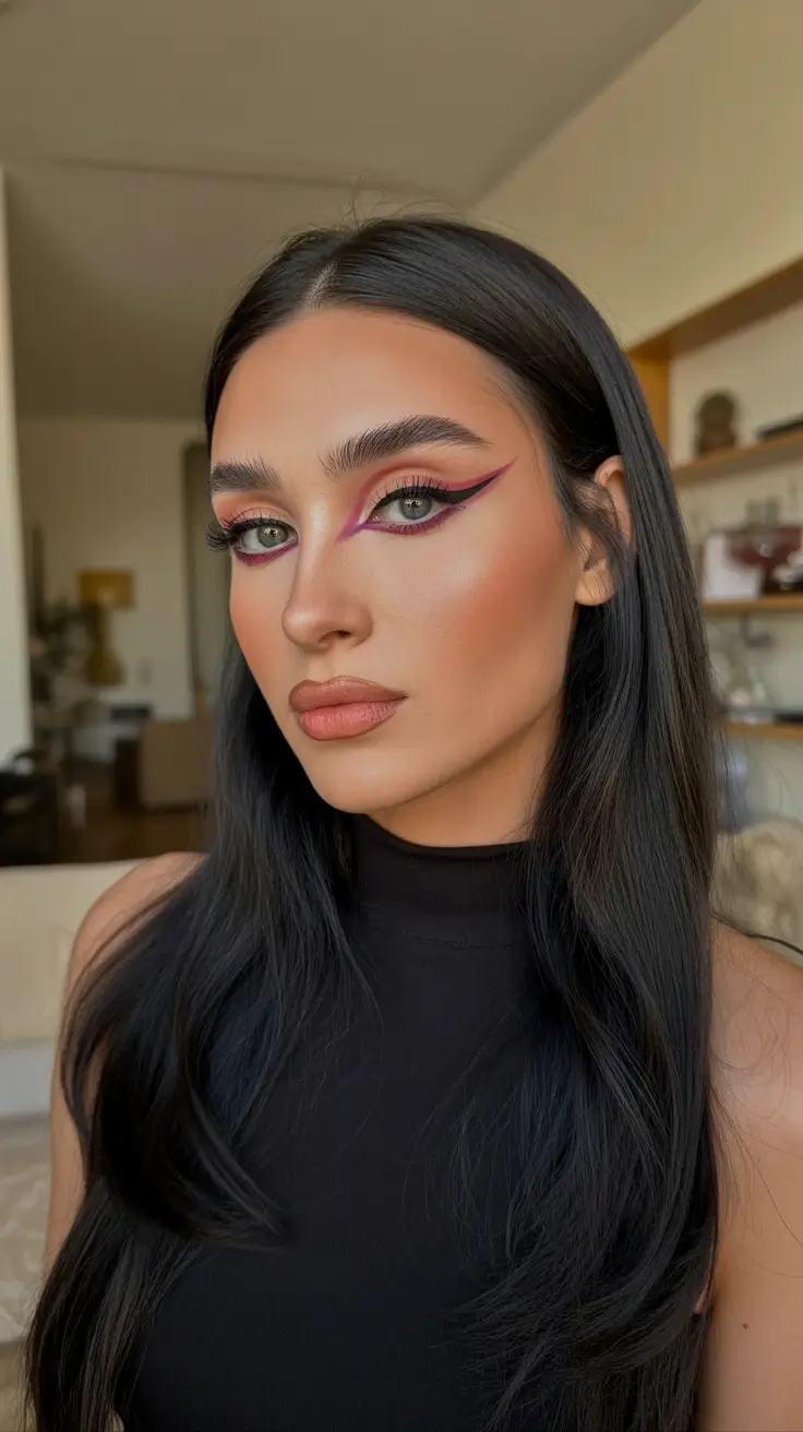 elegant spring natural hairstyle for 2026 Sleek Long Natural Hair With Modern Minimalism