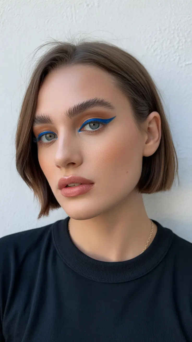 fabulous spring short hairstyles 2026 Precision Micro Bob With Graphic Edge