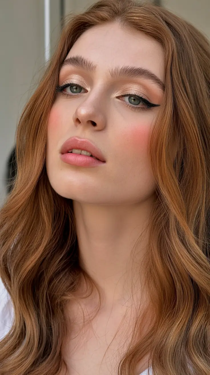 light spring hair color ideas 2026 to look younger Warm Honey Brown for Brunettes