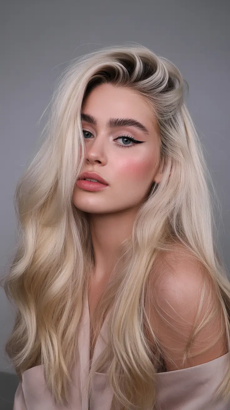 light spring hair color ideas 2026 to look younger Soft Pearl Blonde for Youthful Glow