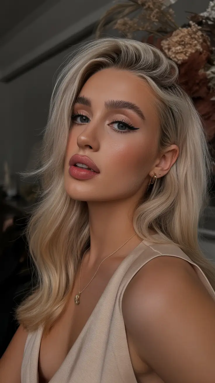 light spring hair color ideas 2026 to look younger Champagne Beige Blonde