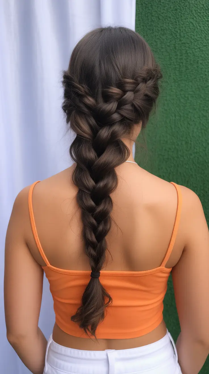 neutral spring braids hairstyle 2026 Soft Romantic Triple-Section Braid