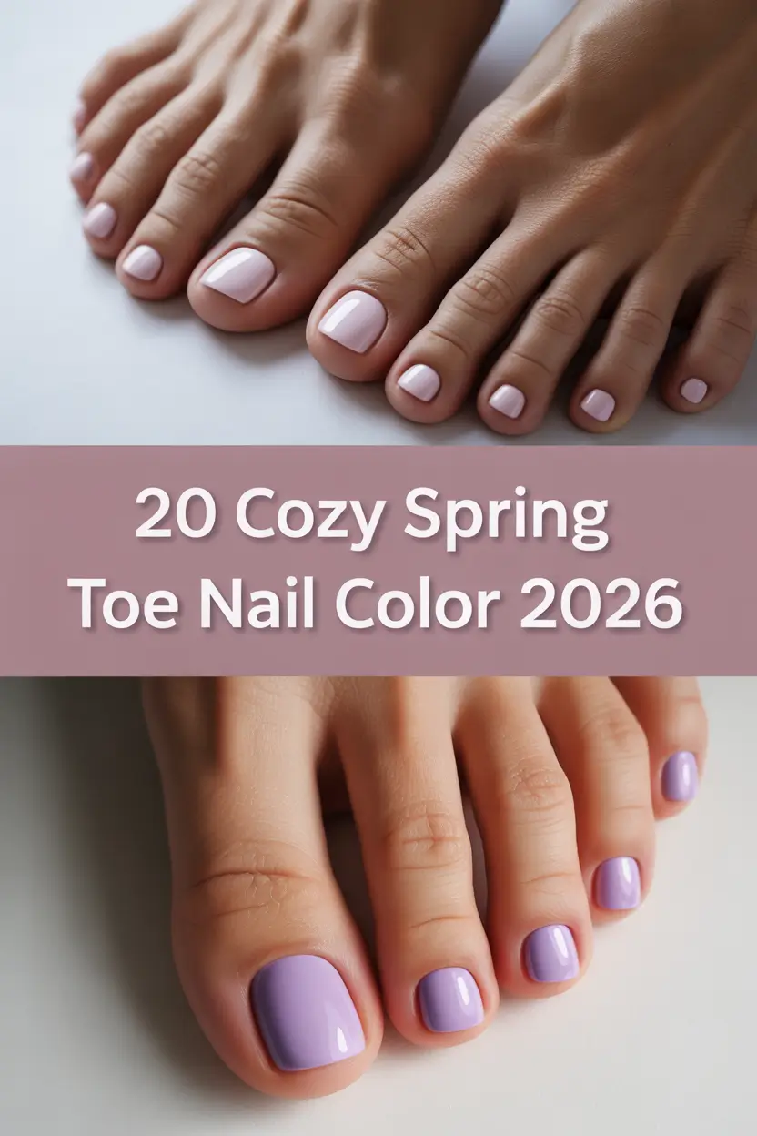 Cozy Spring Toe Nail Color 2026: Pretty Pedicure Ideas for Fresh Spring Toe Nails