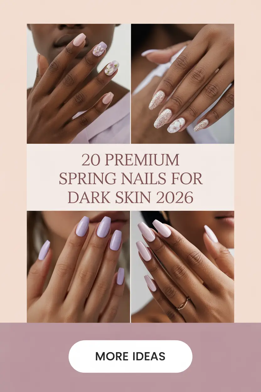 Premium Spring Nails for Dark Skin 2026: Classy, Trendy & Cute Color Ideas to Try Now