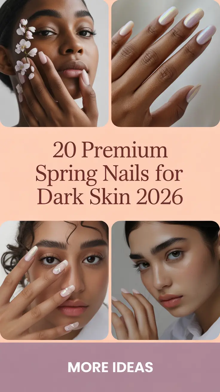 Premium Spring Nails for Dark Skin 2026: Classy, Trendy & Cute Color Ideas to Try Now