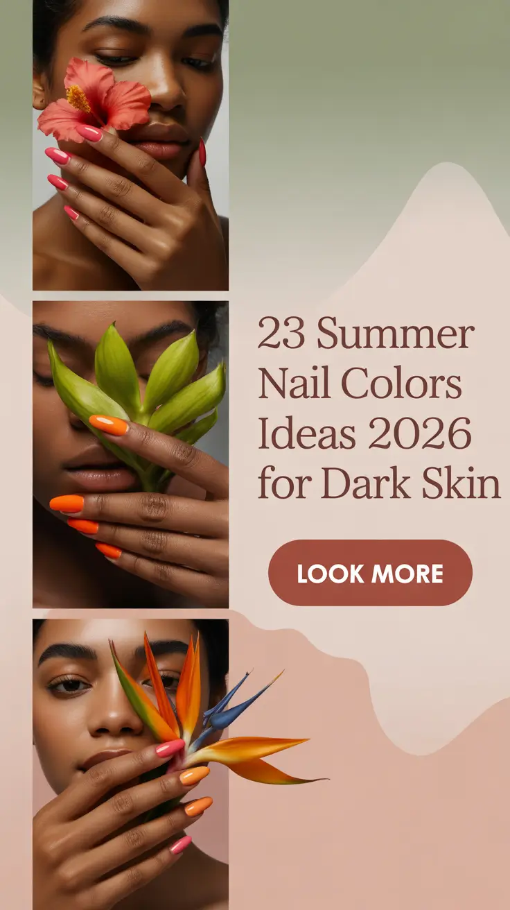 Summer Nail Colors Ideas 2026 for Dark Skin: Bright Tones, Gel Looks & Cute Short Inspo