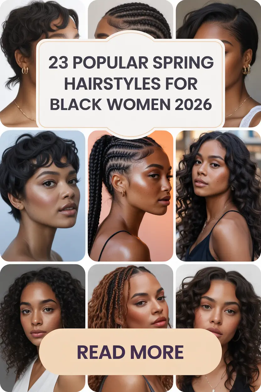 Popular Spring Hairstyles for Black Women 2026: Braided, Natural, Straight & Protective Styles