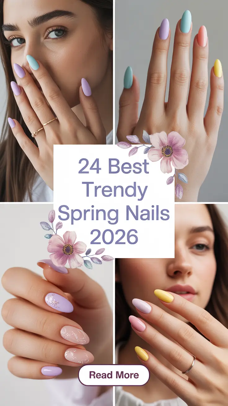 Best Trendy Spring Nails 2026: Bright Colors, Almond & Square Designs You'll Want to Try