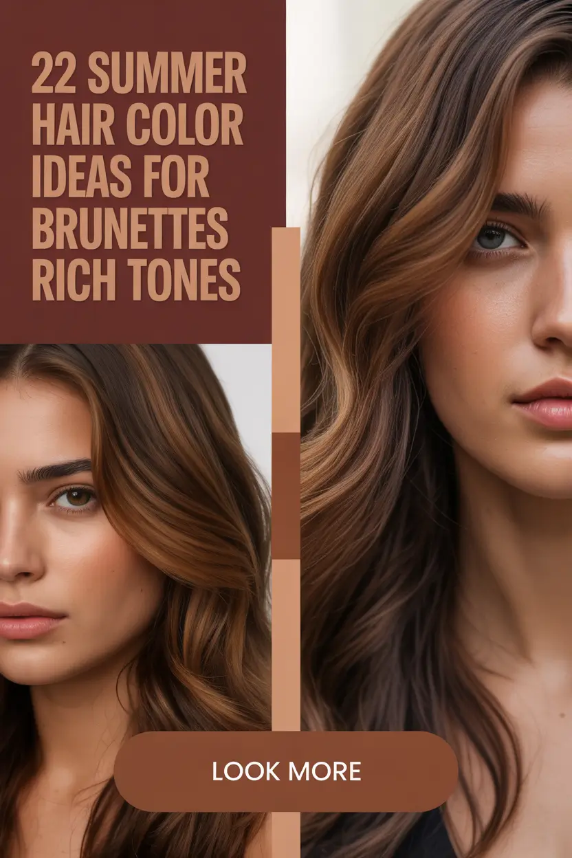 Summer Hair Color Ideas for Brunettes 2026 Rich Tones That Look Expensive & Effortless