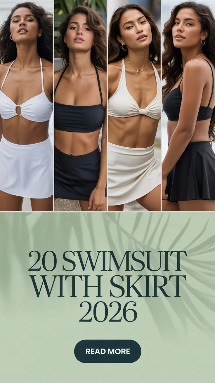 Swimsuit with Skirt 2026: Cute Beach Outfit Ideas, Modest Onepiece & Y2K Aesthetic Trends