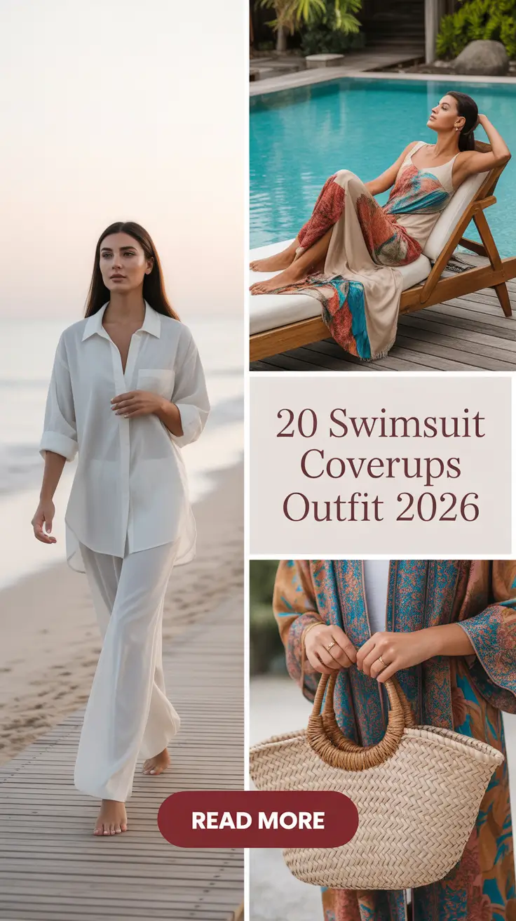 Swimsuit Coverups Outfit 2026: Cute Beach Outfit Ideas & Aesthetic Summer Inspo