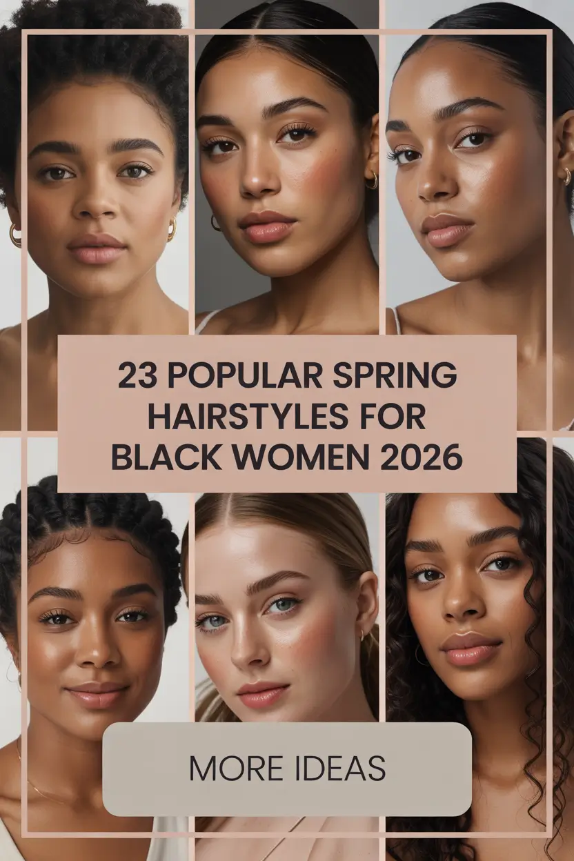 Popular Spring Hairstyles for Black Women 2026: Braided, Natural, Straight & Protective Styles