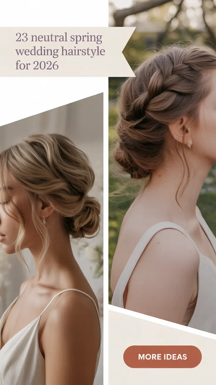 Neutral Spring Wedding Hairstyle for 2026 Ideas for Bride, Bridesmaid & Guest