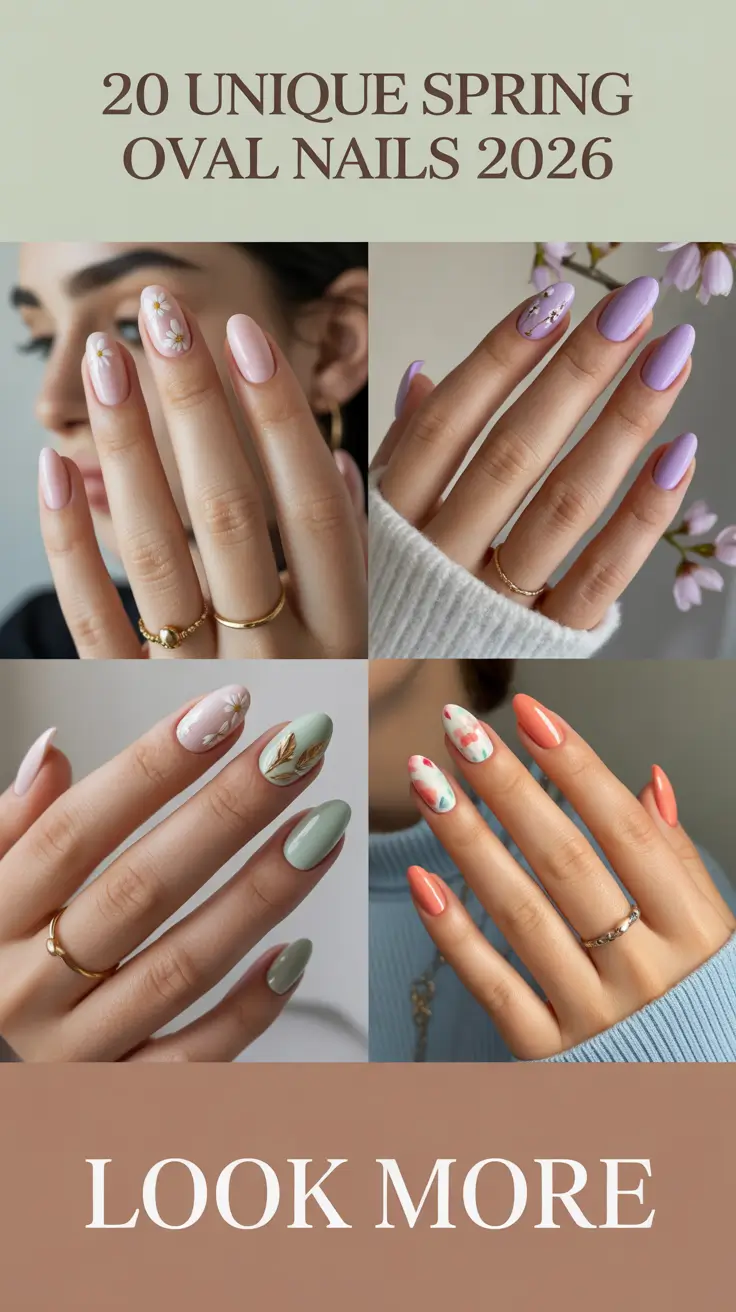 Unique Spring Oval Nails 2026: Trendy Ideas, Colors & Elegant Designs to Try