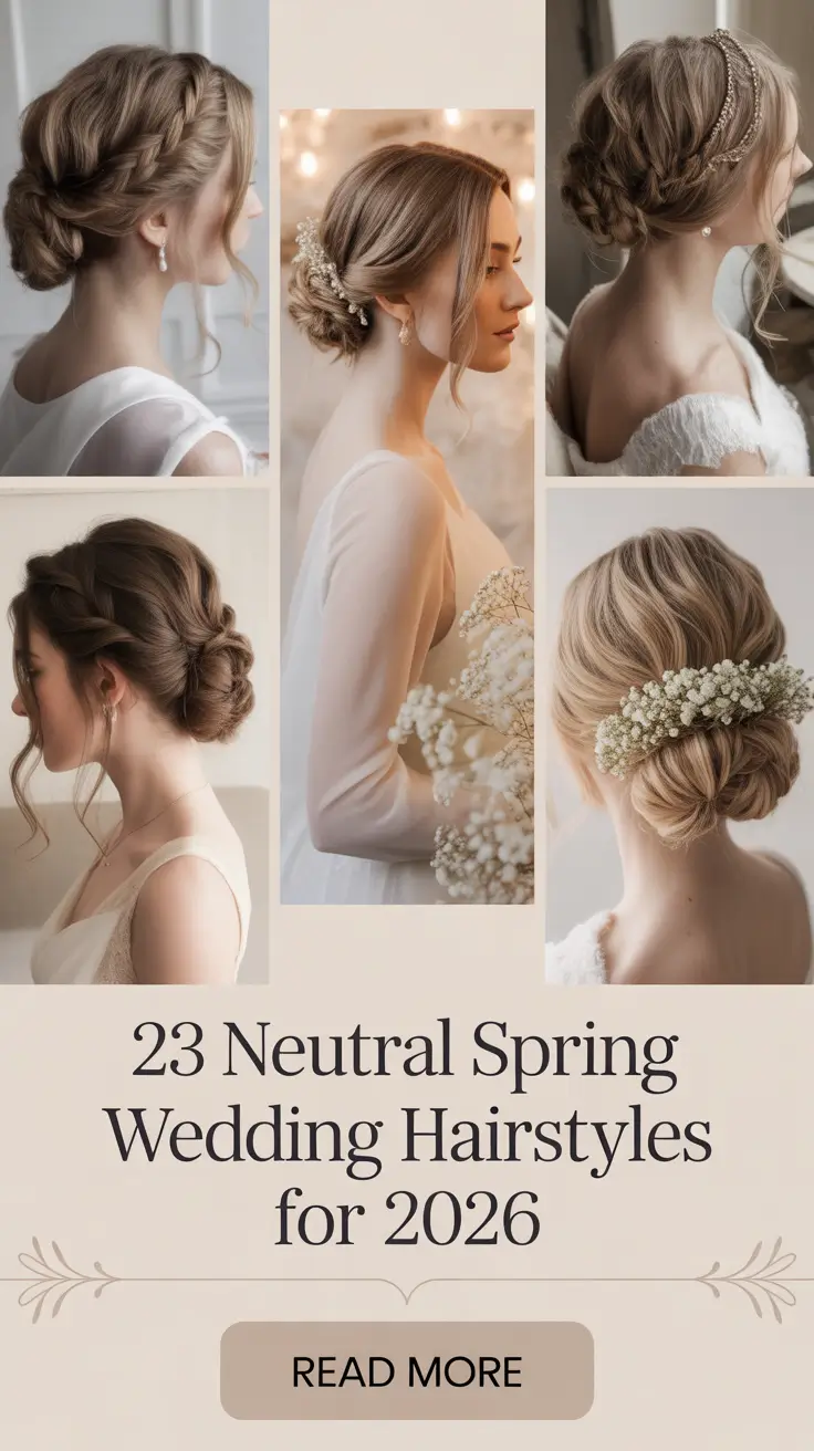 Neutral Spring Wedding Hairstyle for 2026 Ideas for Bride, Bridesmaid & Guest