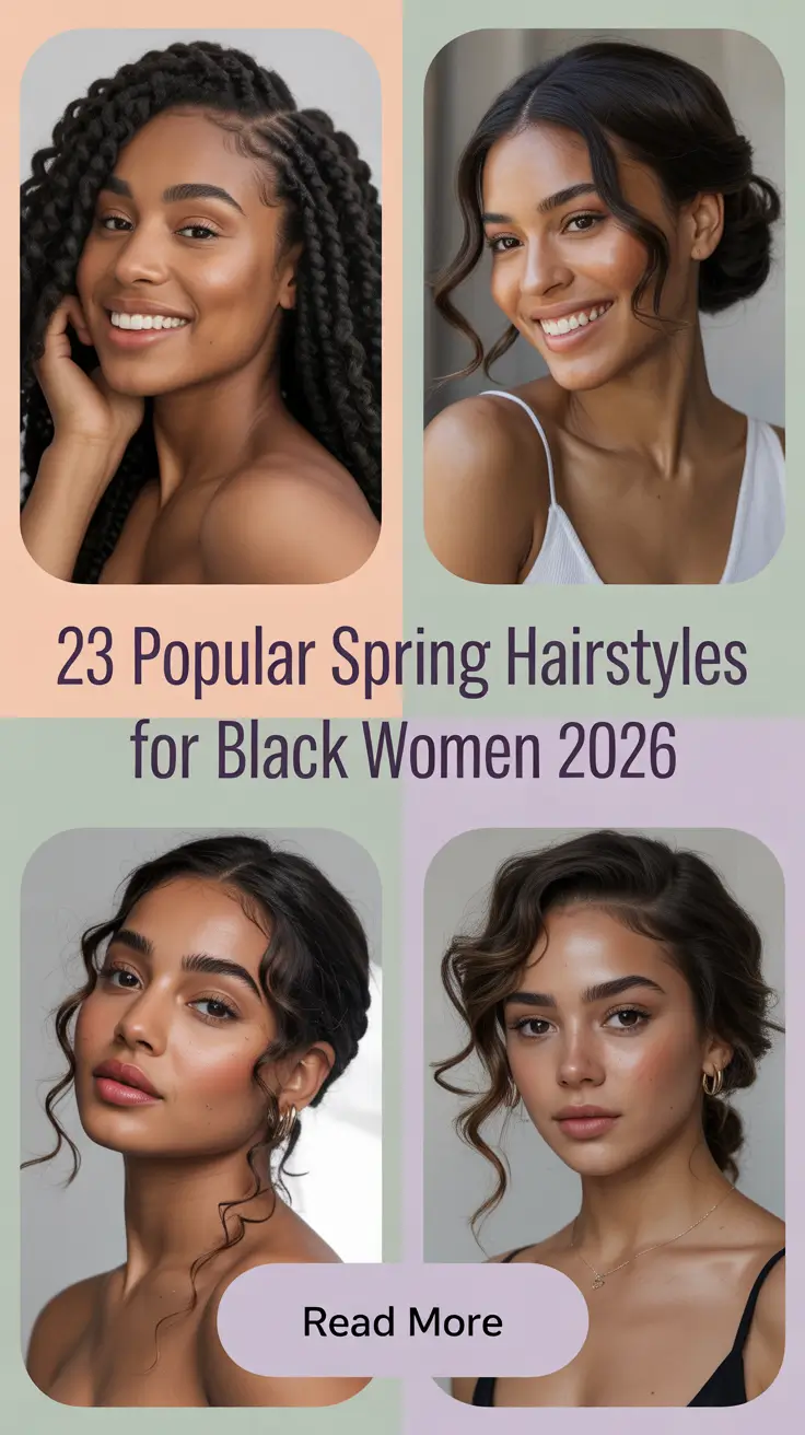Popular Spring Hairstyles for Black Women 2026: Braided, Natural, Straight & Protective Styles