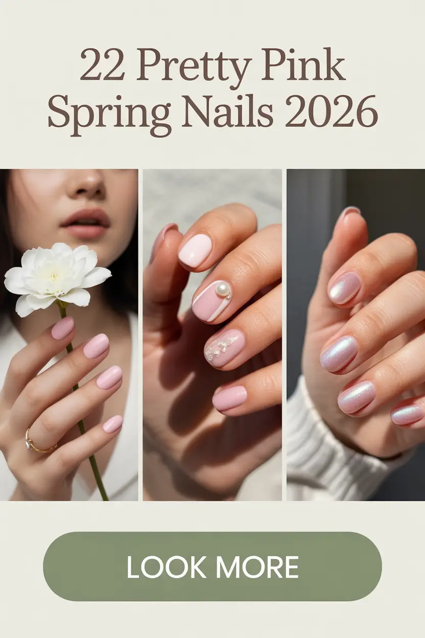 Pretty Pink Spring Nails 2026: Trendy Gel, French Tip, Pastel & Cute Minimalist Ideas