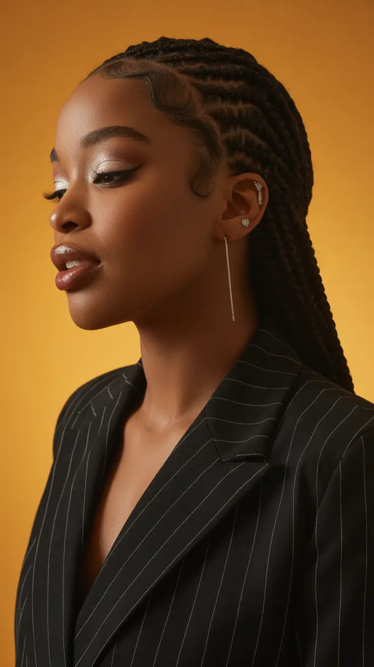 popular spring hairstyles for black women 2026 Precision Cornrows