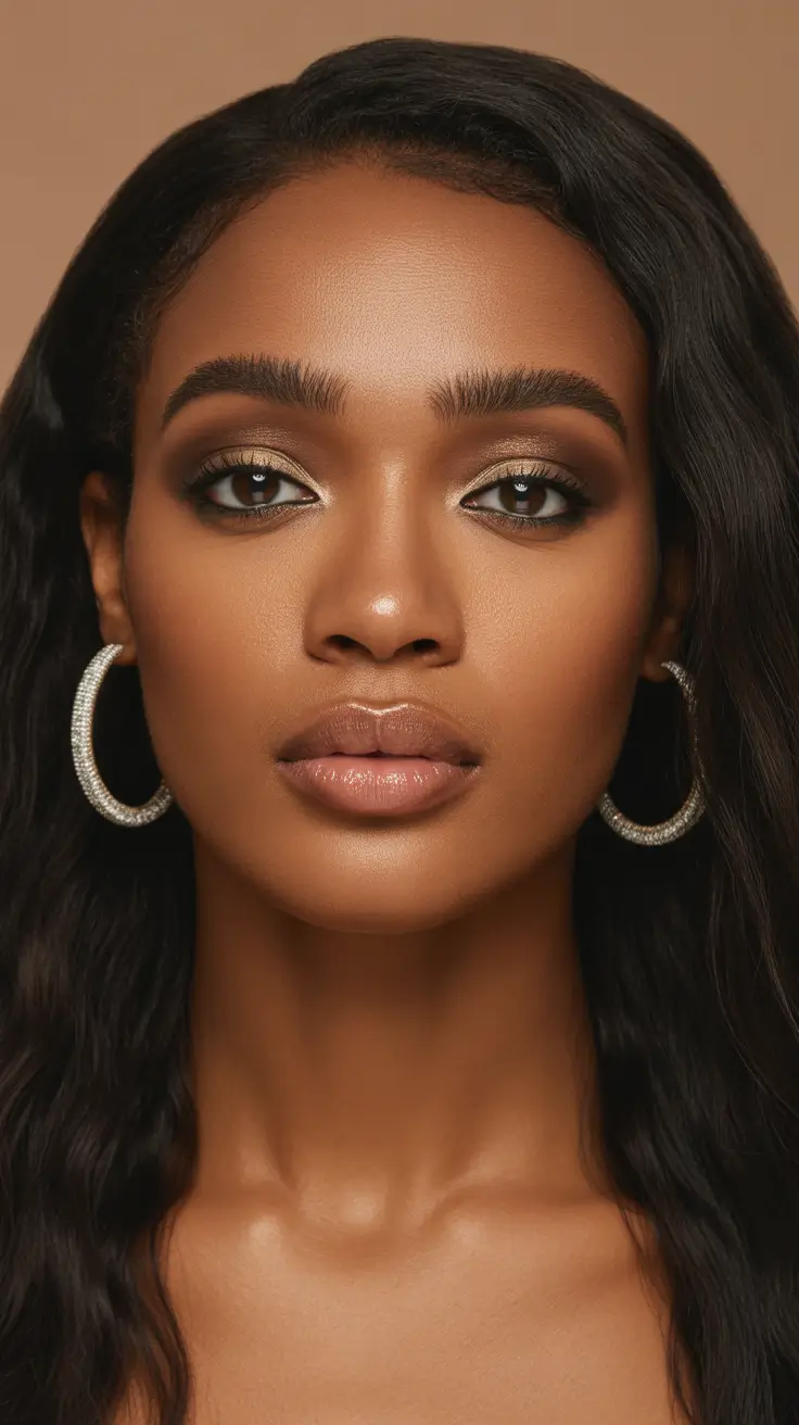 popular spring hairstyles for black women 2026 Sleek Straight Center Part