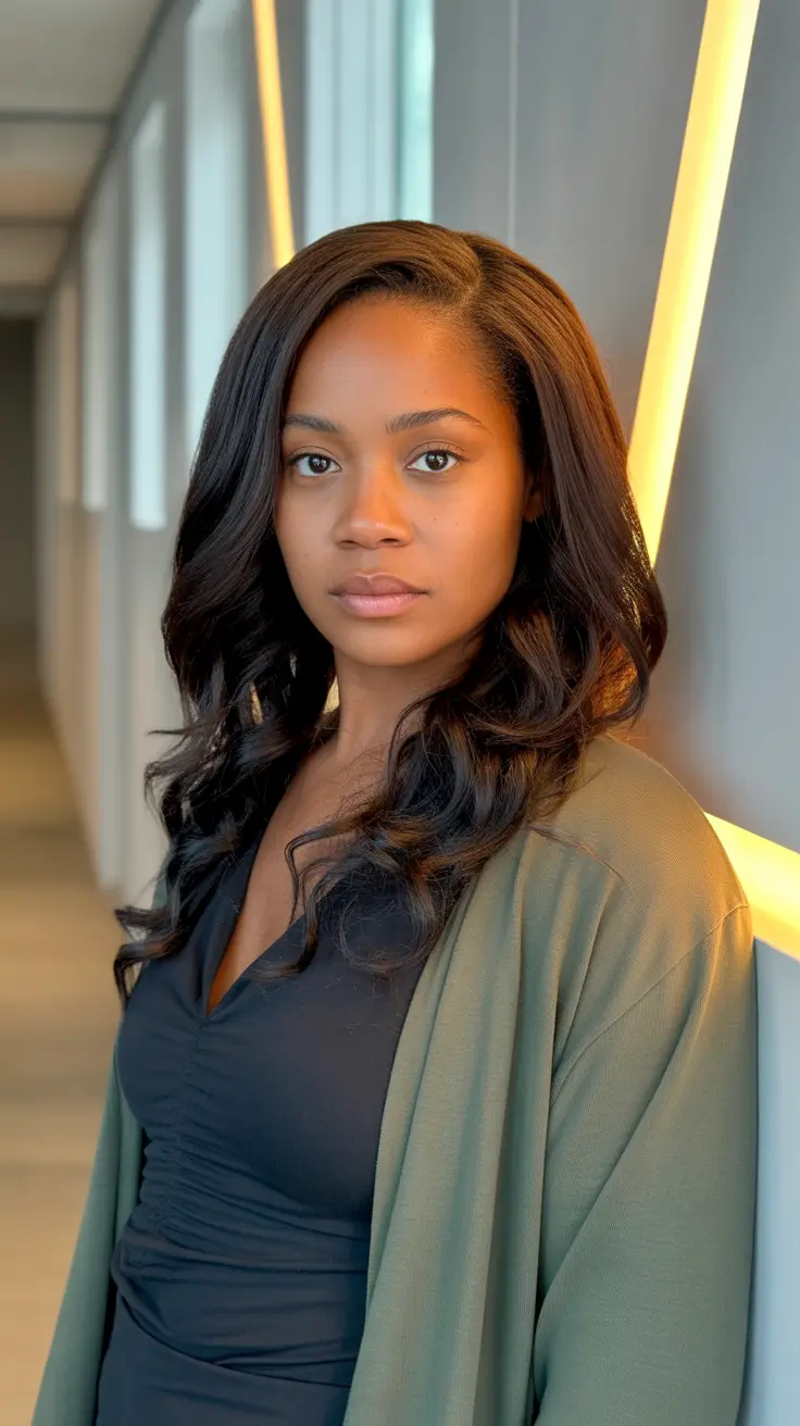 popular spring hairstyles for black women 2026 Long Voluminous Waves