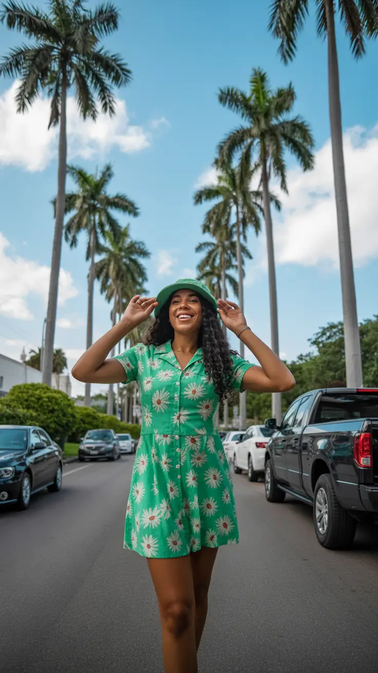 retro vintage summer outfits 2026 Playful Floral Energy with a Retro Summer Spirit