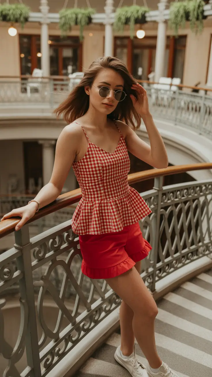 retro vintage summer outfits 2026 Playful Picnic Energy in Modern Proportions