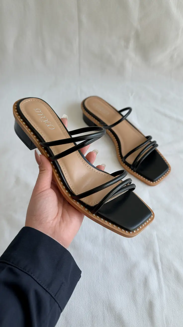 summer flip-flops for women 2026 Minimal Strap Sandal Flip Flops