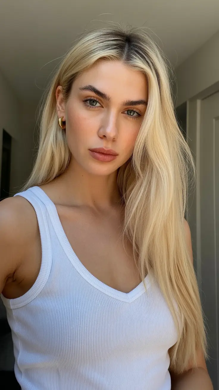 summer hair color for blondes 2026 warm tones Soft Beige Honey Length with Caramel Dimension Melt