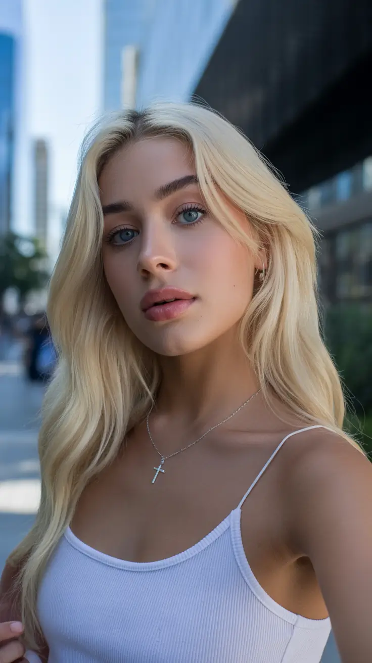 summer hair color for blondes 2026 warm tones Light Honey City Waves with Modern Dirty Blonde Glow