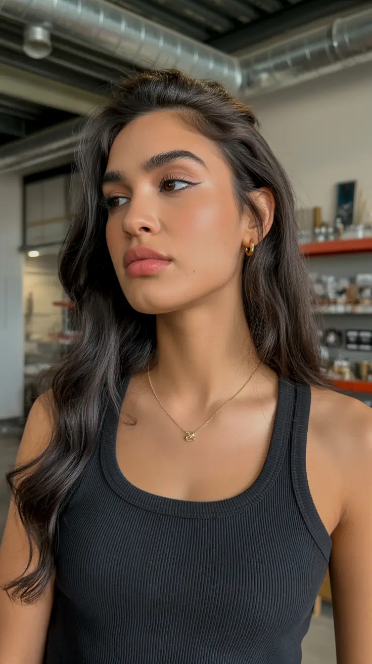 summer hair color ideas 2026 low maintenance Rich Cocoa Brunette With Soft Face Framing Shine