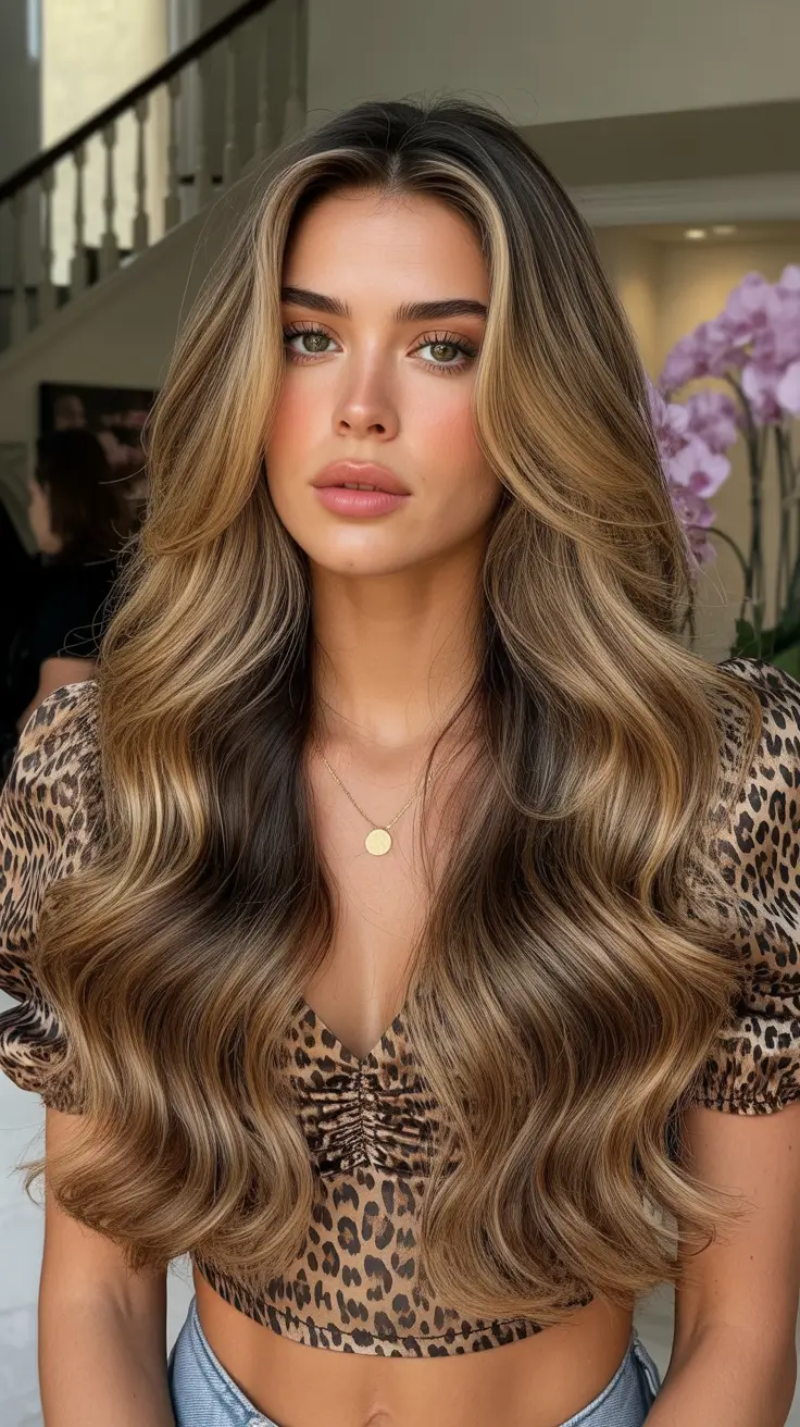 summer hair color ideas 2026 low maintenance Dimensional Mocha Waves