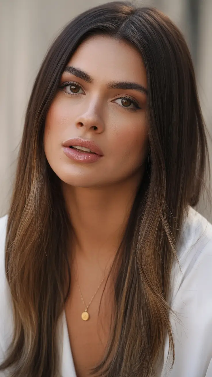 summer hair color ideas 2026 low maintenance Ash Mocha Layers