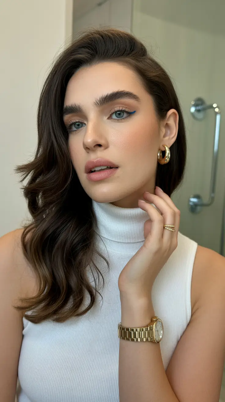 summer hair color ideas for brunettes 2026 rich tones Warm Caramel Chestnut Sleekness with Professional Palette Balance