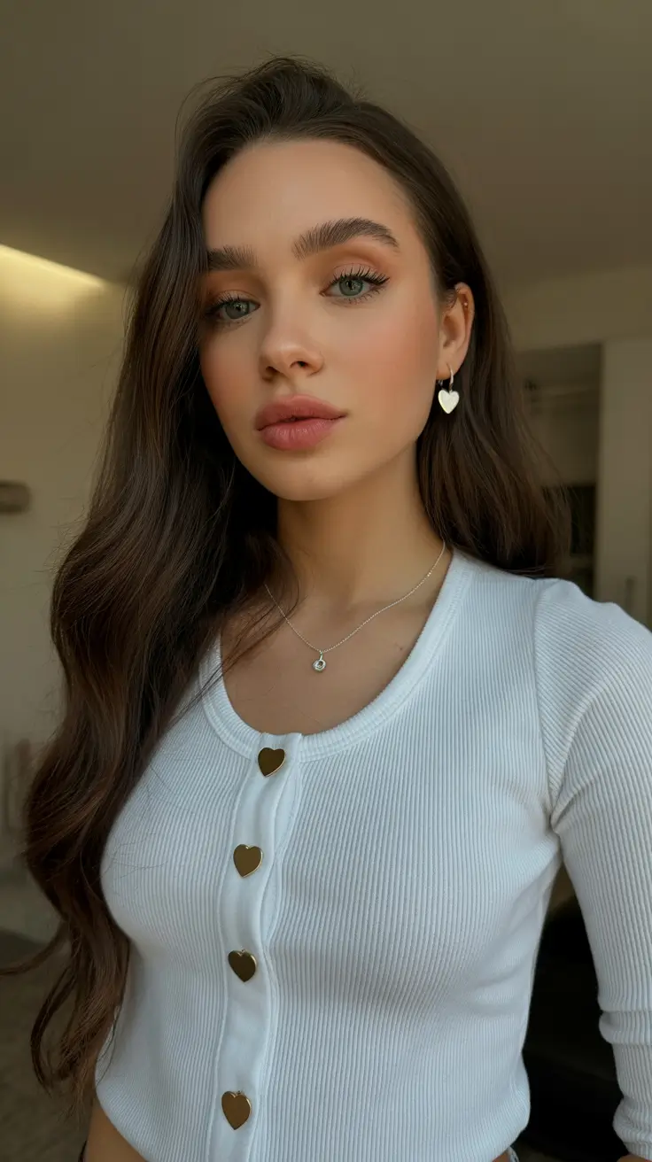 summer hair color ideas for brunettes 2026 rich tones Warm Brunette Volume with Playful Auburn Undertones