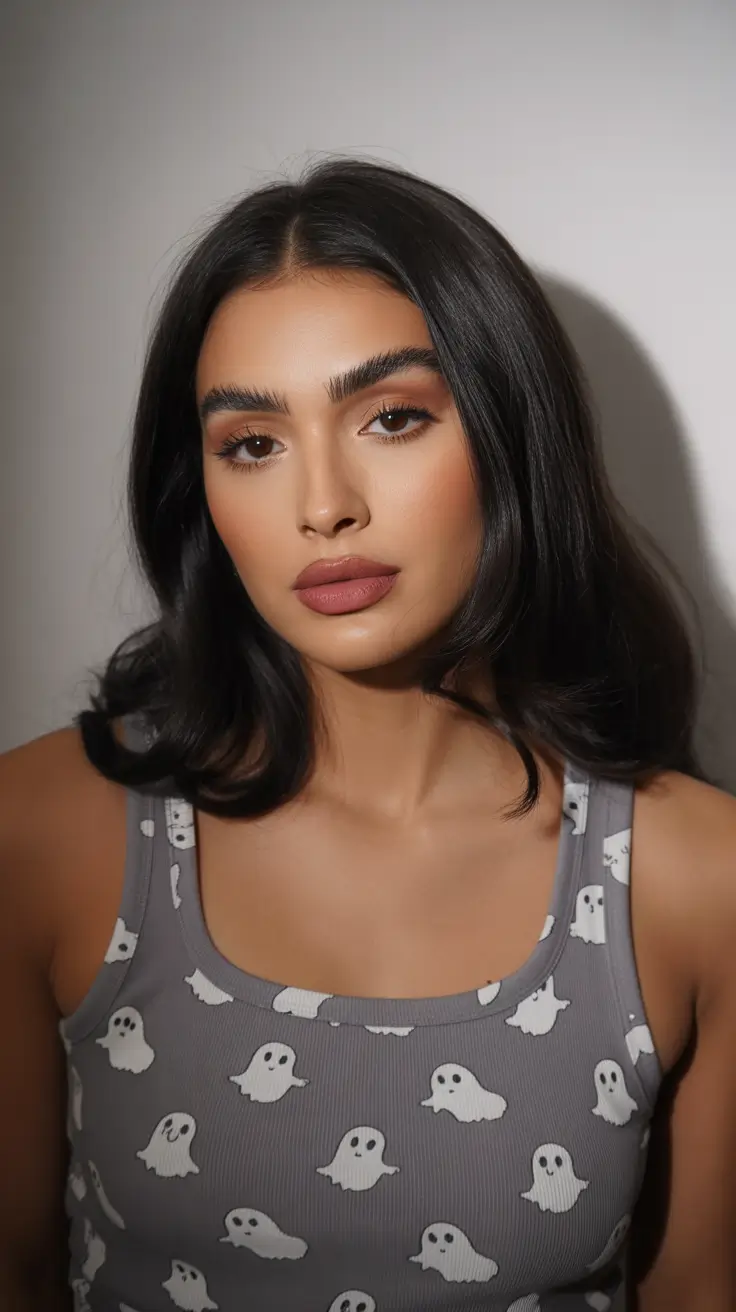 summer hair color ideas for brunettes 2026 rich tones Soft Dark Brunette Lob with Modern Editorial Trends