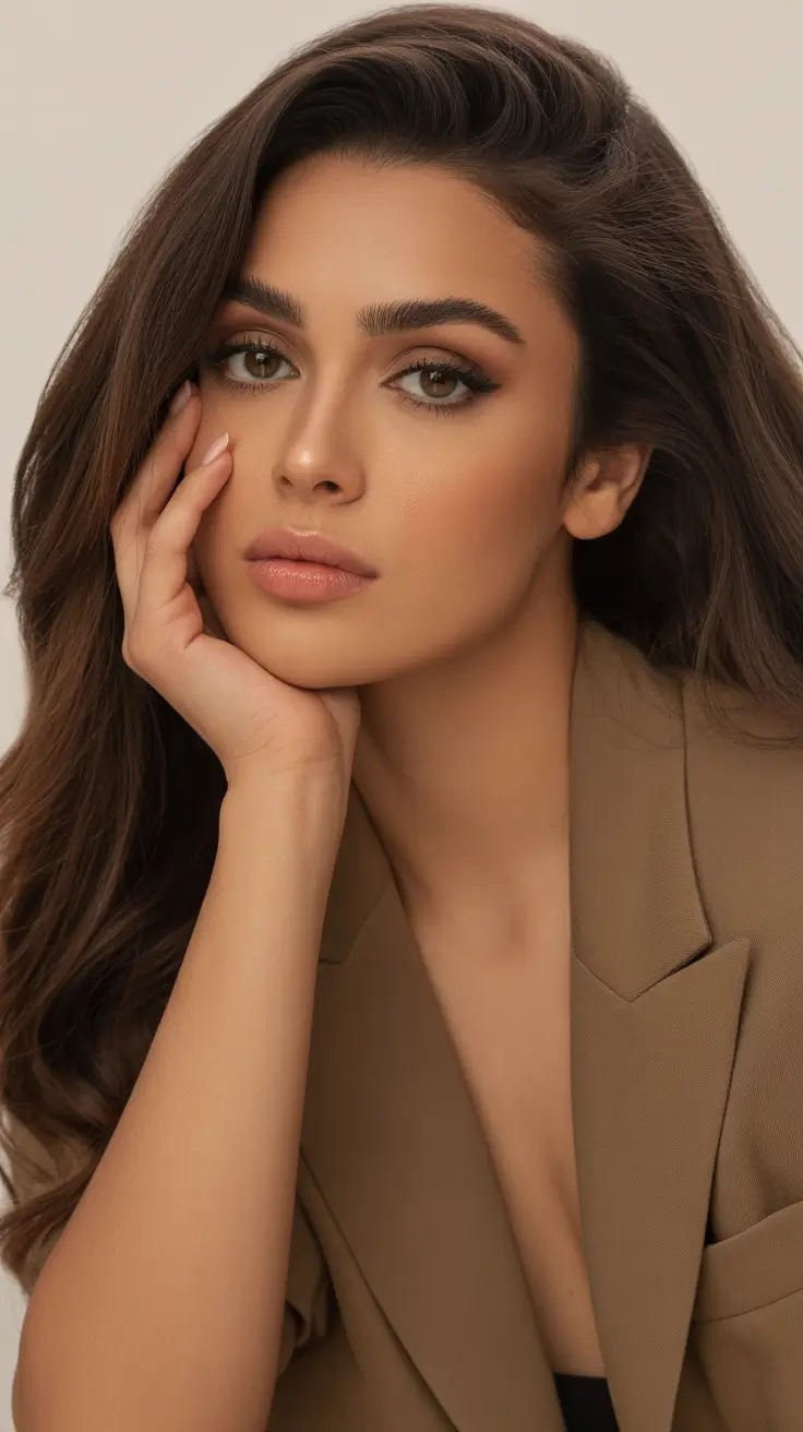 summer hair color ideas for brunettes 2026 rich tones Deep Chocolate Volume with Romantic Rich-Tone Flow