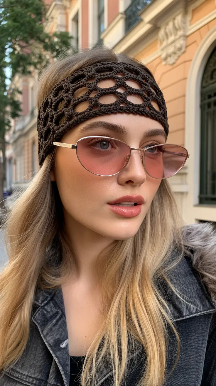 summer heads 2026 Crochet Band & Urban Texture Contrast