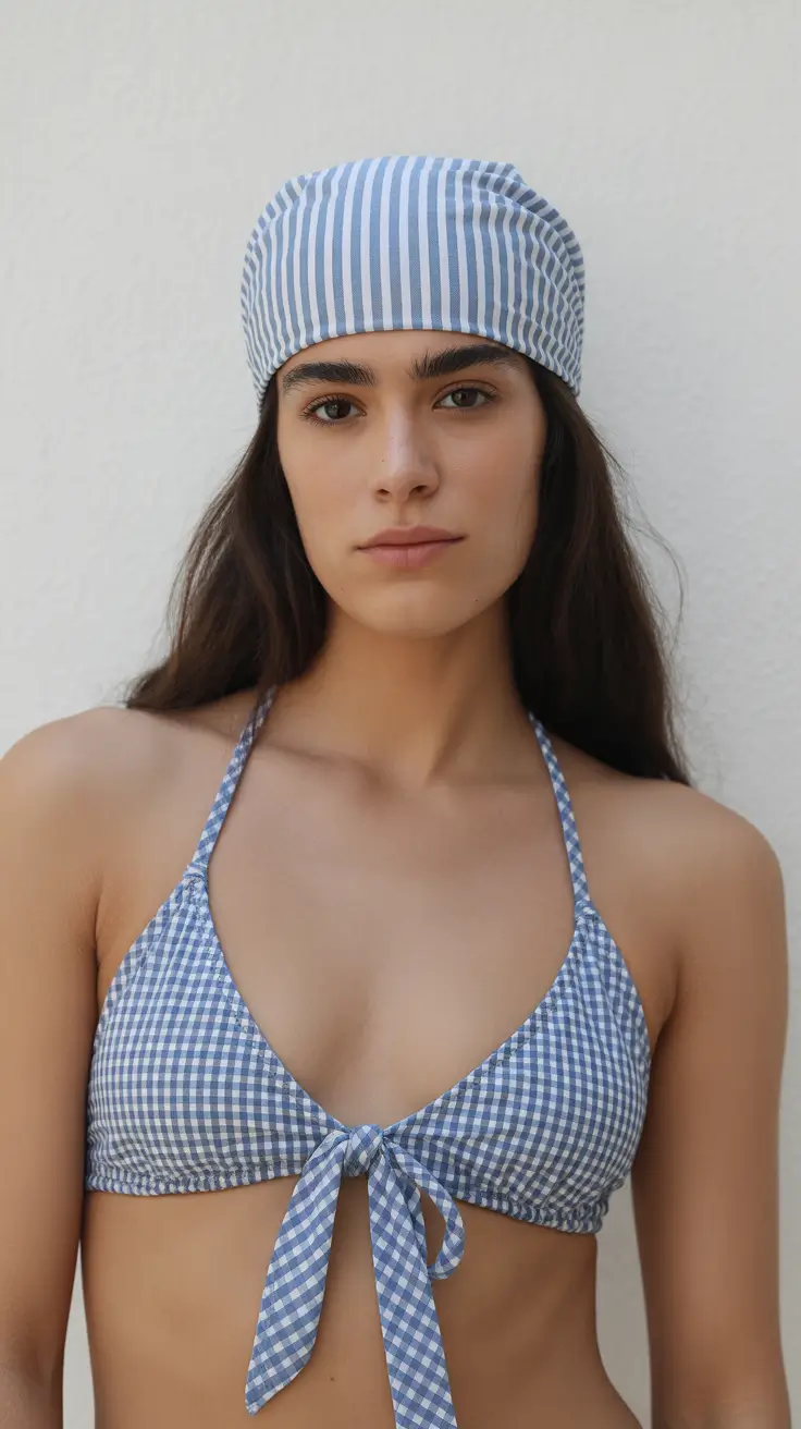 summer heads 2026 Minimal Bandana & Clean Swim Silhouettes