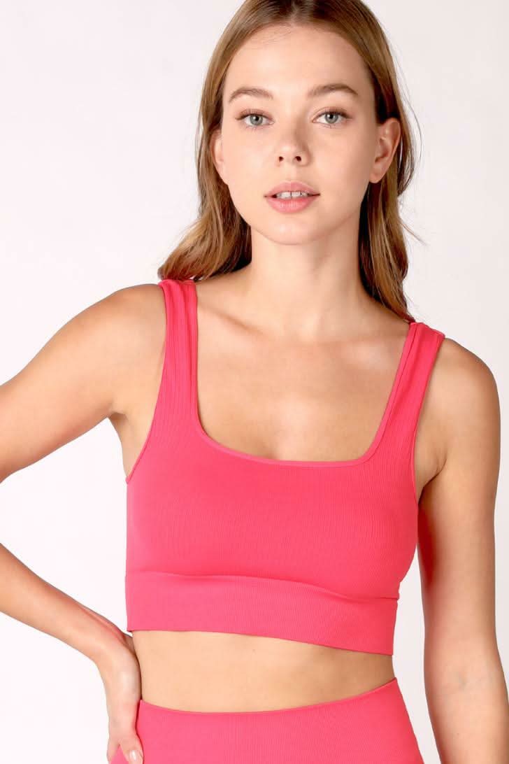 Nikibiki Cropped Ribbed Stretchy Knit Tank