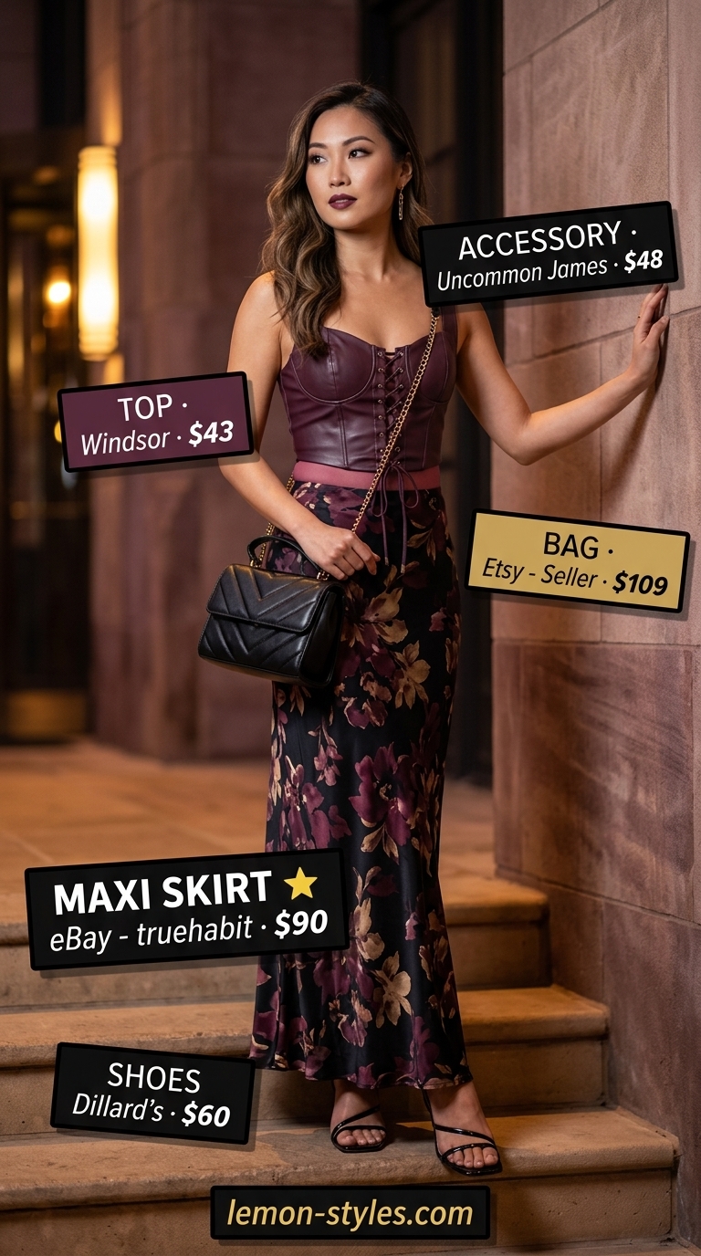 16 Chic Floral Maxi Skirt Outfits for Summer 2026 You'll Absolutely Love