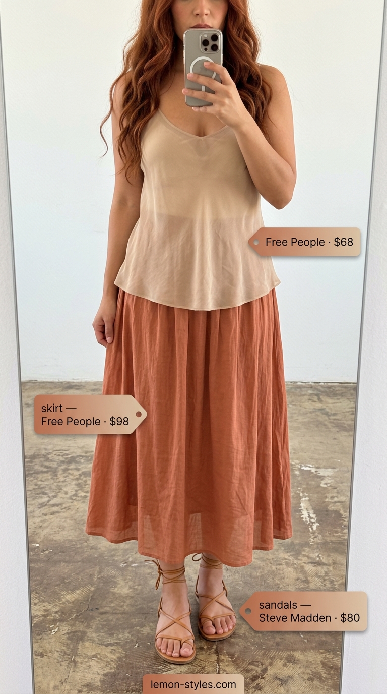 Hot Summer Skirt Outfits 2026: Boho Beach Club Vibes Hot summer skirt outfits 2026: Olive green mesh maxi skirt with crochet bralette, leather sandals, and straw bag.