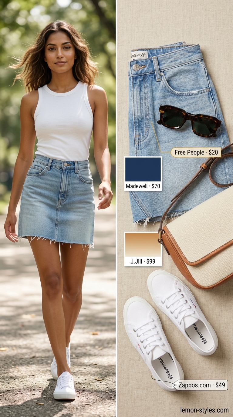 hot summer skirt outfits 2026 - Style Inspiration hot summer skirt outfits 2026 outfit idea - fashion styling inspiration