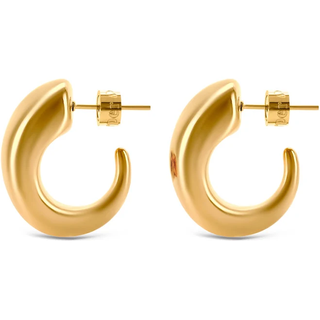 accessory 14K Gold PVD Chunky Mini Hoop Earrings Hey Harper Shop US $58