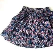 skirt Abercrombie & Fitch | Multi-Colored Floral Flare Mini Skirt | Medium Poshmark $25