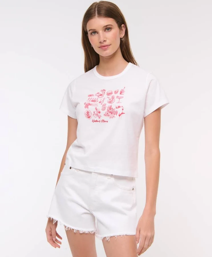 bottom Abercrombie & Fitch Women's High Rise 90s Cutoff Shorts Abercrombie & Fitch $16.97