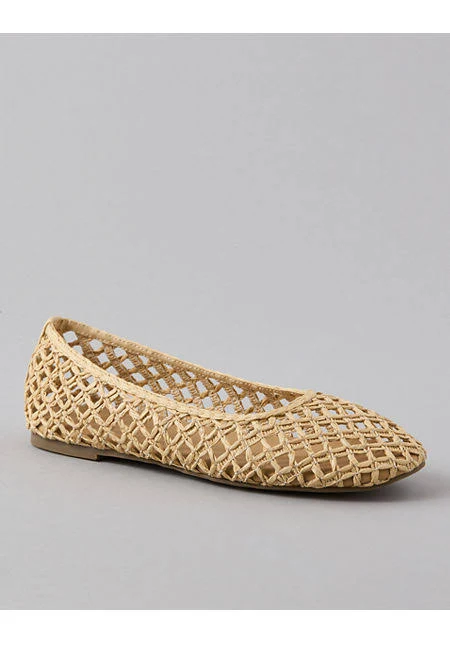 shoes AE Raffia Ballet Flats American Eagle Outfitters $31.46