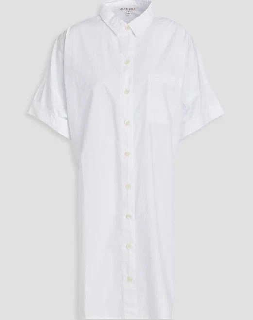 dress Alex Mill Cotton-Poplin Mini Shirt Dress THE OUTNET $90